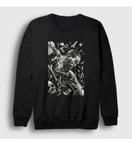 Presmono Unisex Siyah Punch Jon Jones Mma Ufc Sweatshirt 428917tt