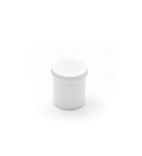 50ml beyaz pomat krem kutusu, 12 adet, krem kavanozu, plastik kavanoz, pomat kavanozu, merhem kavanozu