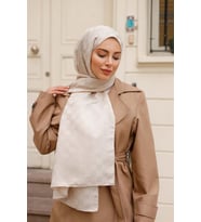 Dama Desen Şal Taş