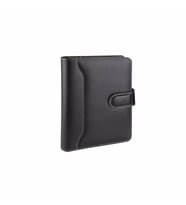 Organizer Ajanda Kılıflı A5 Tarihsiz Kareli 160 Yaprak 14x20 Defterli Ortadan Dilli Rainbow Vegan 17x22 cm (Siyah)