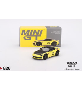 Mini GT Nissan Z LB★NATION WORKS Ikazuchi Yellow 826 (Çok Renkli)