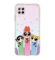 Huawei P40 Lite Uyumlu Powerpuff Girls Desenli Şeffaf Telefon Kılıfı