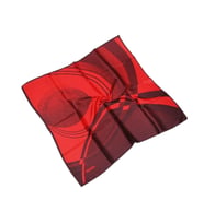 Mısırlı Emprime Kristal Eşarp (Kırmızı)