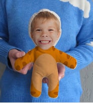 BK Gift Kişiye Özel Fotoğraflı Kostümlü Çocuk Bebek Yastık-47
