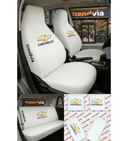 Chevrolet Logolu Oto Koltuk Kılıfı Ön Arka Set – Penye Universal Koltuk Koruyucu Servis Kılıfı