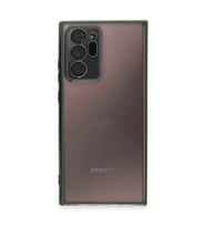 Galaxy Note 20 Ultra Kılıf  Lensli  - Yeşil