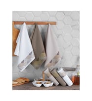 40*60 %100 Pamuk 6'lı Mutfak Havlusu (Standart)