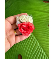 5X5 CM 3 GÜLLÜ TASARIM YAKA İĞNESİ TÜRBAN GİYİM AKSESUARI BROŞ
