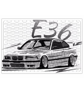 E36 M3 Lowstyle Puzzle 240 Parça Yapboz