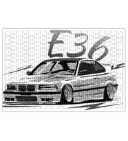 E36 M3 Lowstyle Puzzle 240 Parça Yapboz