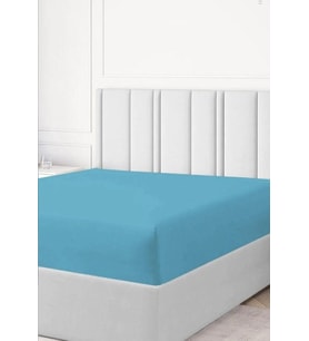 Mulvxurg  Urg02  Pamuk Çift Kişilik Lastikli(Fitted) Penye Çarşaf (Mulvix)