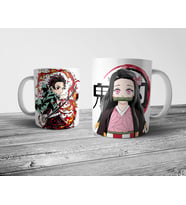 Pixxa Kimetsu No Yaiba Demon Slayer Tanjiro Nezuko Kupa Bardak  