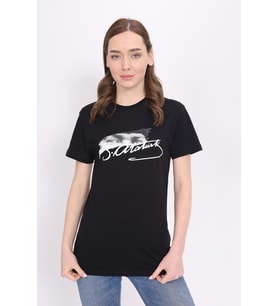 Toontoy Unisex Atatürk Baskılı Tişört (Siyah)