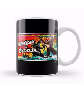 King Kong Vs Godzilla Robzilla Kupa Bardak Porselen