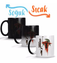 Bobba Fett Sihirli Kupa Bardak Porselen