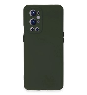 Durukar® One Plus 9 Pro Kılıf Nano içi Kadife Silikon - Koyu Yeşil