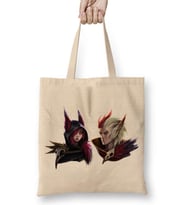 Xayah Ve Rakan Bez Çanta Uzun Saplı