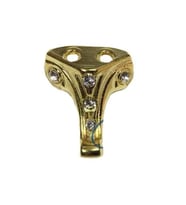 Moda Taşlı Ahşap, Mdf, Sunta Sandık Ayağı, Kutu Ayak 2,5 Cm - Sarı