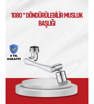 Northcity 1080° Çok Yönlü Musluk Aparatı - Köpük ve Püskürtme Modu ile Lüks Konfor
