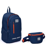 Coral High Sport Lacivert İlkokul Ortaokul Lise Çanta Seti