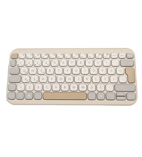 ASUS Marshmallow KW100 Bej Kablosuz Türkçe Mac Uyumlu Klavye