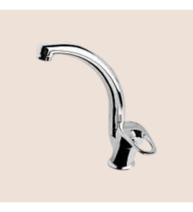 Acaser Roka Mix Tek Çıkışlı Lavabo Bataryası Kuğulu
