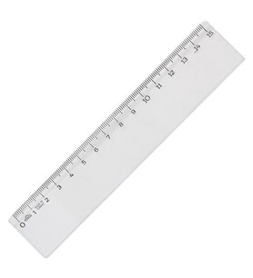HATAS 0140 GENİŞ PLASTİK BÜRO CETVELİ 15CM