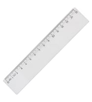 HATAS 0140 GENİŞ PLASTİK BÜRO CETVELİ 15CM
