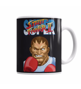 Street Fighter Balrog Kupa Bardak Porselen