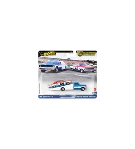 Hot Wheels Premium HRV40 Team Transport '66 Chevelle / '72 Chevy Ramp Truck