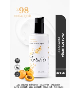 Cremika Beyazlatıcı Vücut Losyon Krem, Bearberry,arbutin%2, Sheabutter,panthenol,e Vitamini, Üzüm Çekirdeği