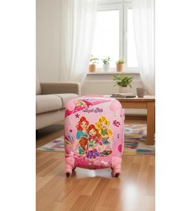 Angel Girls Premium Pink ABS Travel Suitcase