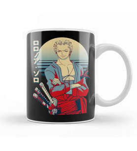 Zoro One Piece Roronoa Zoro 09 Kupa Bardak Porselen