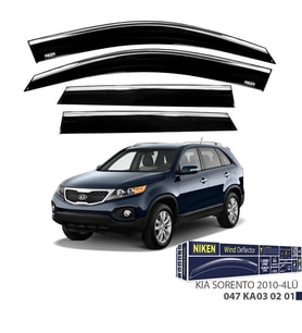 Niken Kia Sorento Cam Rüzgarlığı Kromlu 4'Lü 2010+ Sonrası (Beyaz)