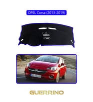 OPEL Corsa (2013-2019)TORPİDO KORUMA HALISI MAVİ KENAR