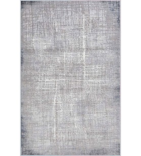 Eliana Home Baskılı, Yıkanabilir Kaymaz Taban Salon Halısı LNA0395 100x150 cm (Gri)