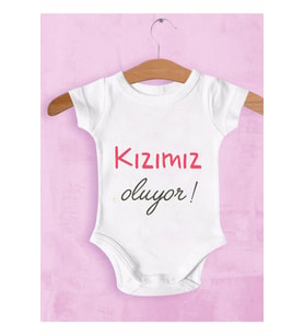Kız Bebek Beyaz Kızımız Oluyor Zıbın