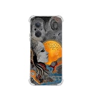PrintiFy Huawei Nova9se ile Uyumlu Simya Serisi Mozaik Tanrıça Tasarımlı Uv Baskılı Köşe Korumalı Antişok Kılıf