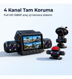 9720 Araç Kamerası? 4 Kamerali