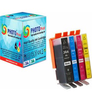 Photo Print 5510 Kartuş Set 4 Renk Takım Muadil Yüksek Kapasite 364XL