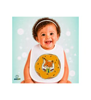 Zootropolis Nick Keten Bebek Mama Önlüğü – Yumuşak, Emici, Yıkanabilir, Özel Tasarım P214