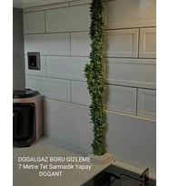 Dogal Gaz Borusu Demir Gizleme Yapay Tel Sarmasık 7 Metre