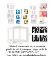 BALON KUTUSU VE YAZI SETİ PK:4 SET-