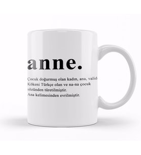 Anneler Günü Annelere Hediye 058 Kupa Bardak Porselen