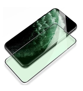 Northcity iPhone 11 / XR Mavi Işık & Yeşil Işık Engelleyici 9H Full Cover Göz Koruyucu Cam