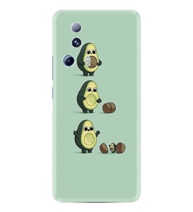 Xiaomi Mi 13 Lite Kılıf Resimli Desenli Baskılı Silikon Avokadılar 1352