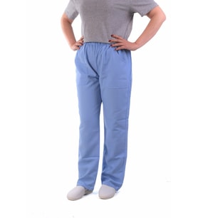 ESER - Alpaka Pantolon - Beli Lastikli - Açık Mavi