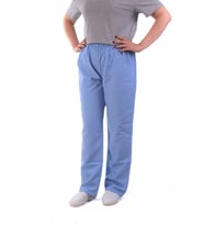 ESER - Alpaka Pantolon - Beli Lastikli - Açık Mavi