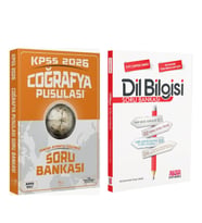 CBA Akademi 2026 KPSS Coğrafyanın Pusulası ve AKM Dil Bilgisi Soru Bankası Seti 2 Kitap