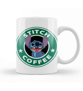 Stitch Coffee Kupa Bardak Porselen
